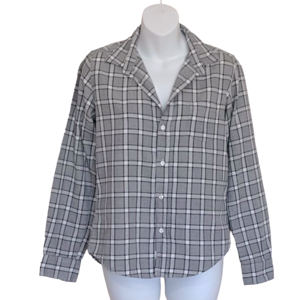 Frank & Eileen Barry Plaid Shirt Sz S